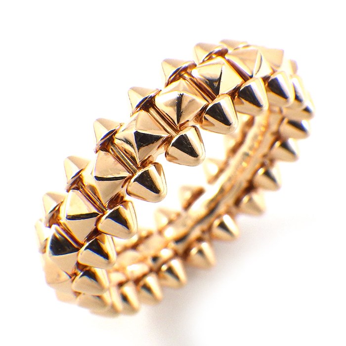 楽天市場】カルティエ Cartier リング クラッシュ ドゥ SM K18PG 7.5号