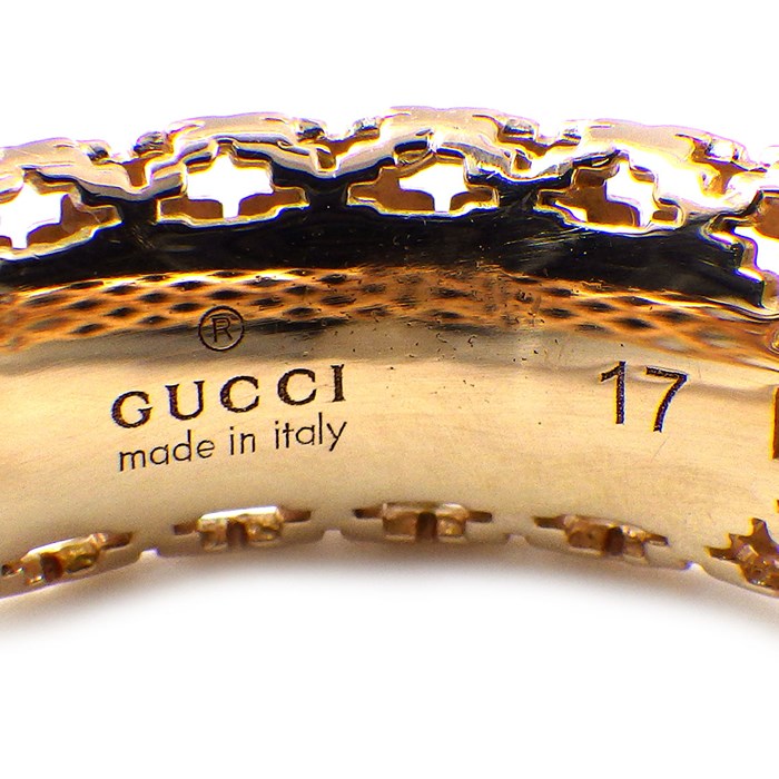 楽天市場】グッチ GUCCI リング ディアマンティッシマ ライト メッシュ