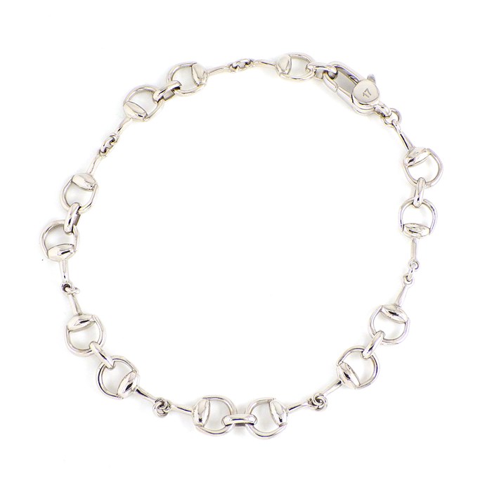 楽天市場】グッチ GUCCI ブレスレット ホースビット K18WG / #17