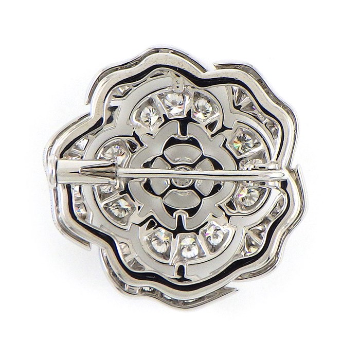 楽天市場】シャネル CHANEL ブローチ カメリア J11189 パヴェ 48