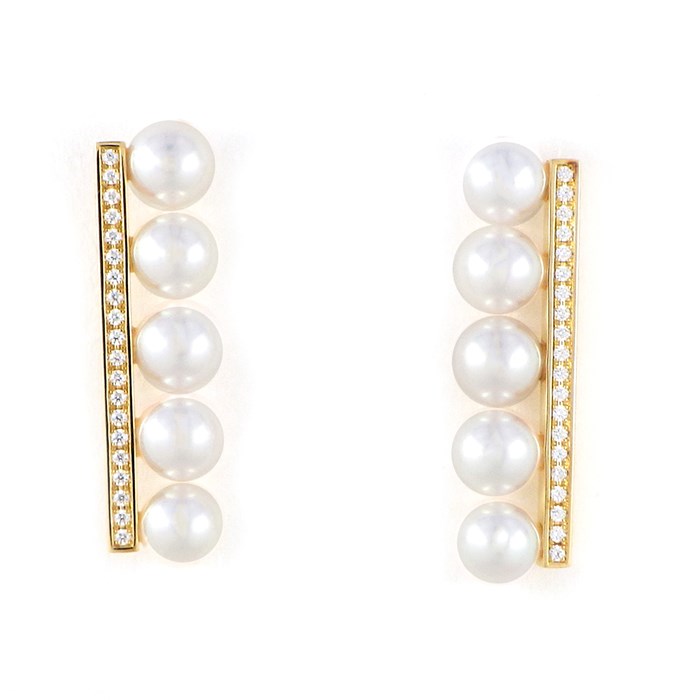 楽天市場】タサキ 田崎真珠 TASAKI ピアス バランス プラス バー