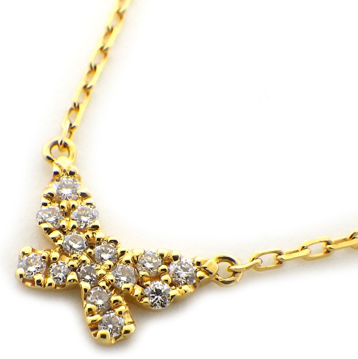 楽天市場】アーカー AHKAH ネックレス 蝶 バタフライ パヴェ