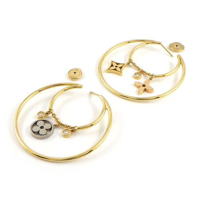 楽天市場】ルイ・ヴィトン LOUIS VUITTON ピアス フープ クレオール