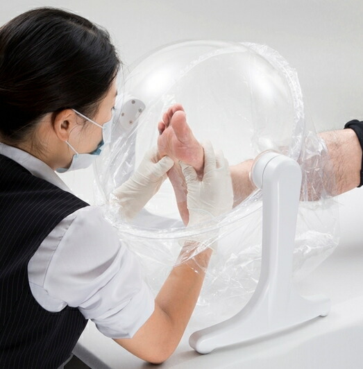 楽天市場】【フットケア飛散防止カバー Qrin（クリン）】フットケア