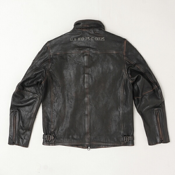 楽天市場】AVIREX アビレックス レザー ジャケット ライダー 5250012