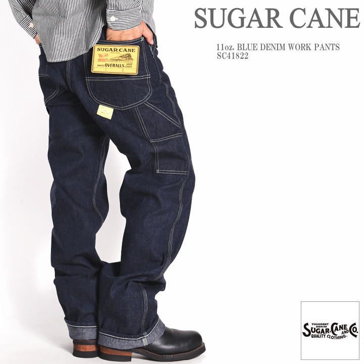 楽天市場】シュガーケーン SUGAR CANE 11oz. ブルーデニム ワーク