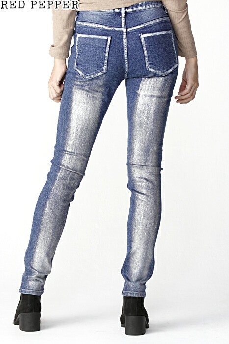 楽天市場】レッドペッパー RED PEPPER ジーンズ ラメブラシペイント