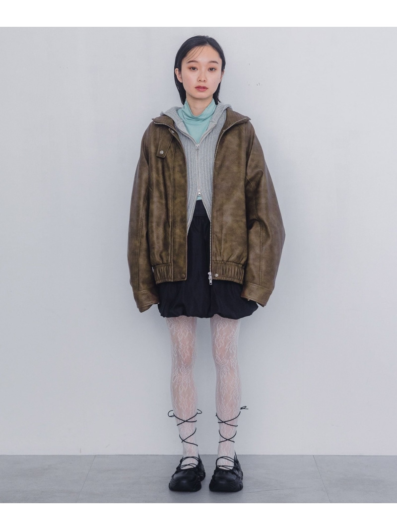 楽天市場】ヴィンテージレザーBIGブルゾン JEANASIS ジーナシス