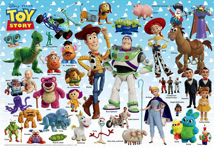 楽天市場】ジグソーパズル トイ・ストーリー / キャラクター大集合