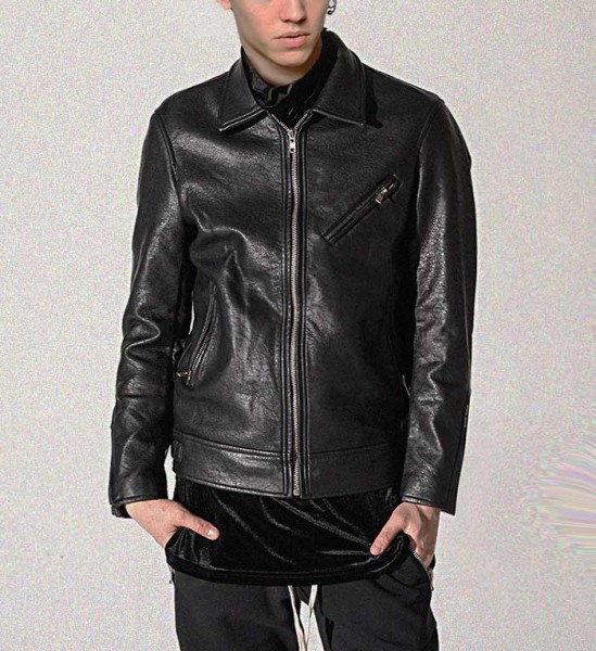 楽天市場】ライダース ジャケット フェイクレザー シングルライダース