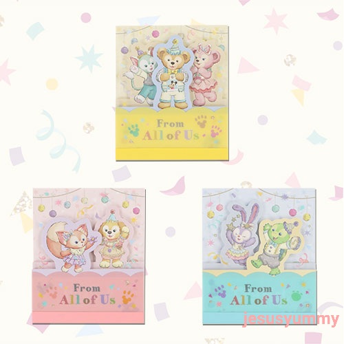 楽天市場】メモセット 3個 ダッフィー＆フレンズのフロム・オール