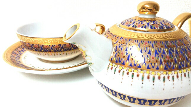 楽天市場】【タイ輸入】ティーポット ＆ ティーカップ ＆ ソーサー