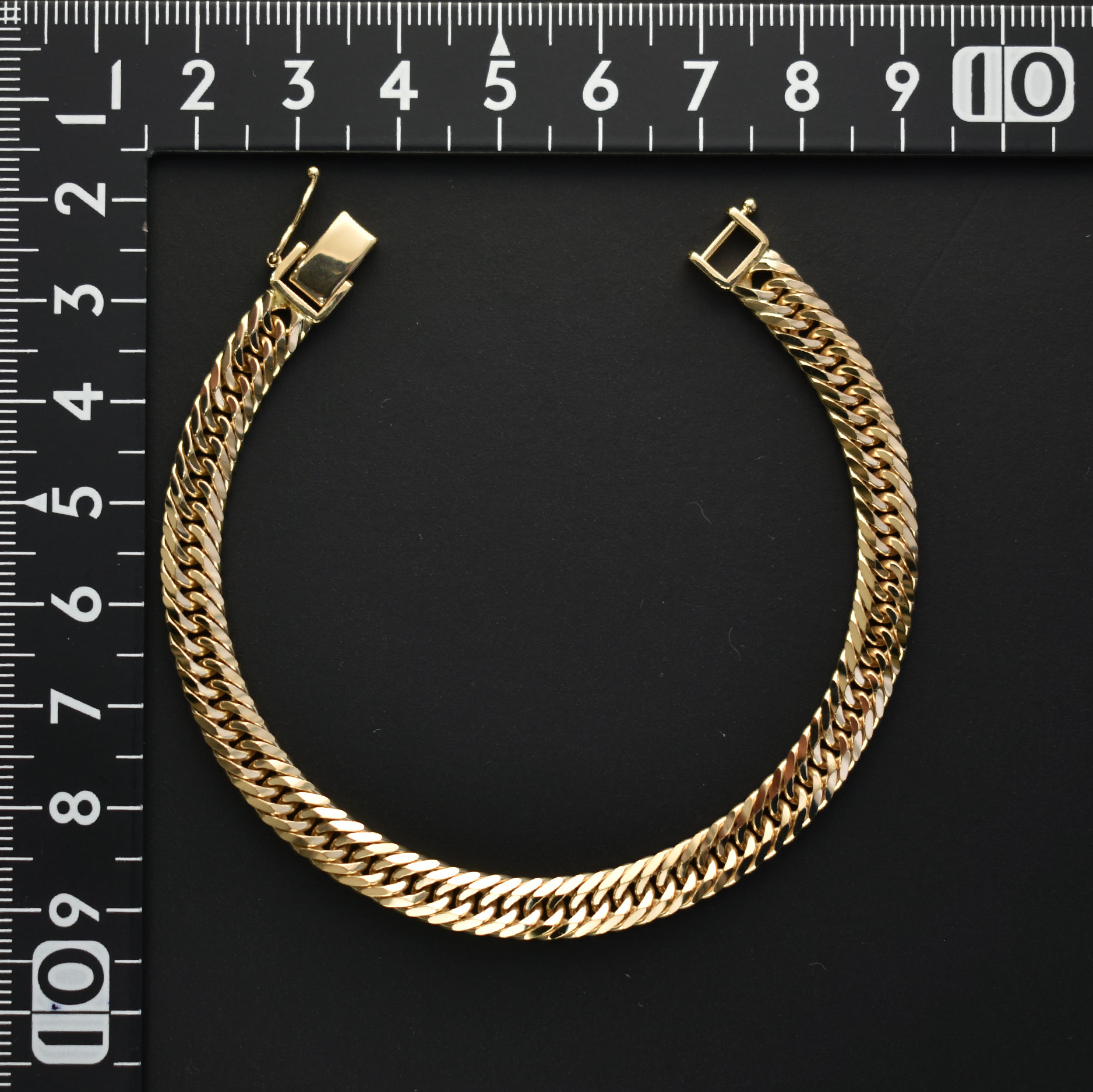 楽天市場】喜平 ブレスレット K18 トリプル 8面 20g 18cm 造幣局検定