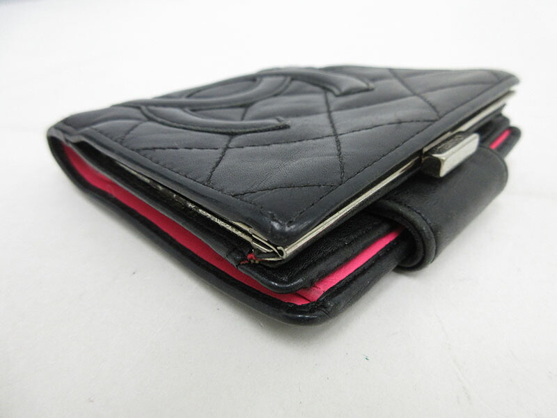 楽天市場】CHANEL(シャネル) カンボンライン がま口 コンパクト 財布