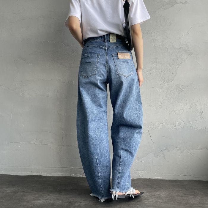 楽天市場】【店内全品送料無料】 YANUK ヤヌーク カーブテーパード