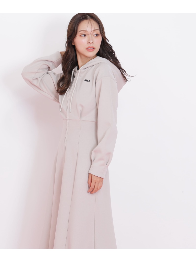 楽天市場】ダイバーフーディーロングワンピース JILL by JILL STUART