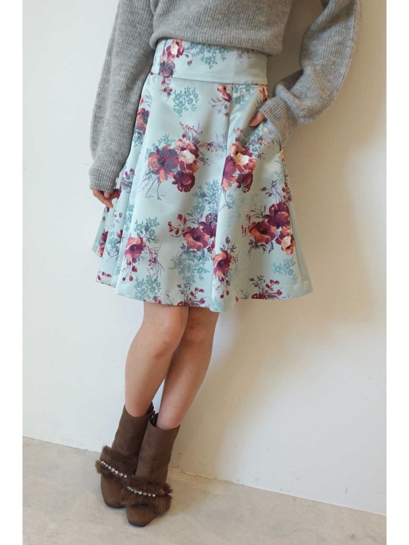 楽天市場】【SALE／30%OFF】フローラル フロート サテン スカート JILL