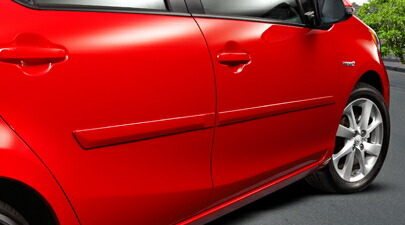 楽天市場】【NHP10系トヨタ アクア】純正色塗装済み ボディサイド