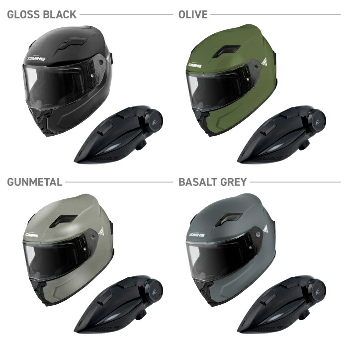 楽天市場】コミネ HK-170 FL フルフェイスヘルメット + KK-902