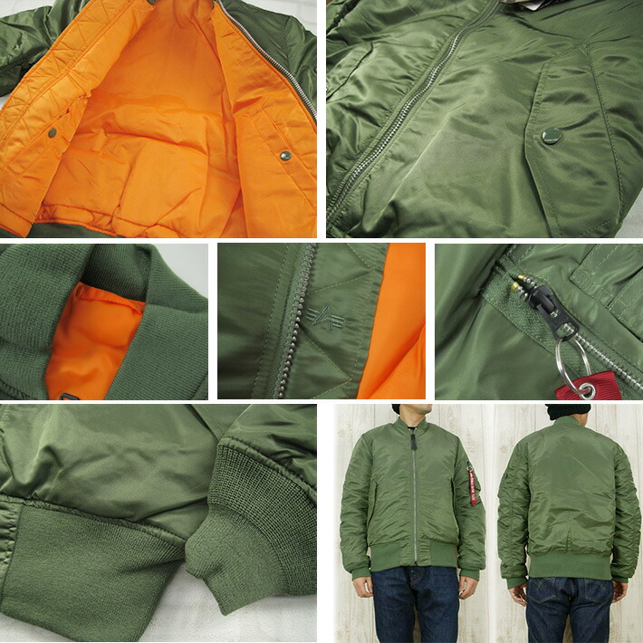 楽天市場】ALPHA アルファ MA-1 JAPAN SPEC フライトジャケット 20004