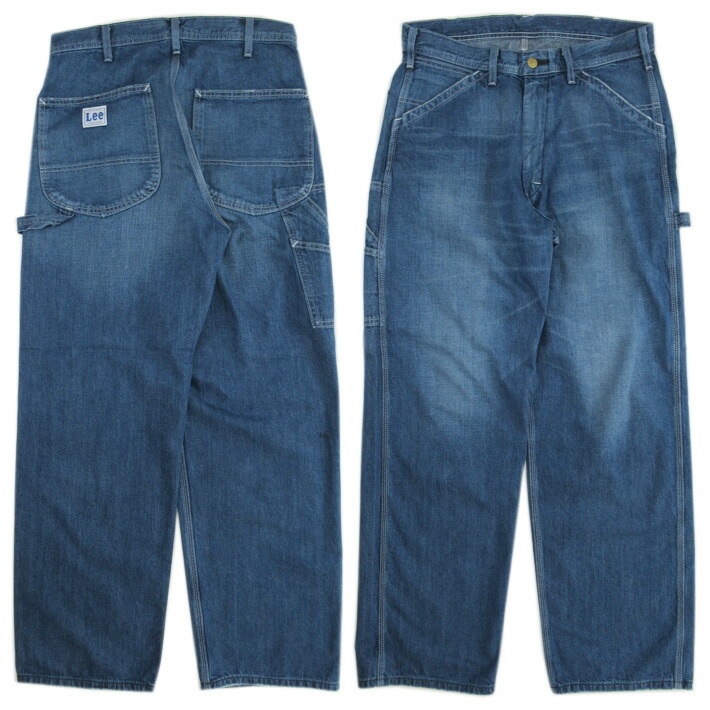 楽天市場】Lee ペインターパンツ 淡色ブルー DUNGAREES PAINTER PANTS