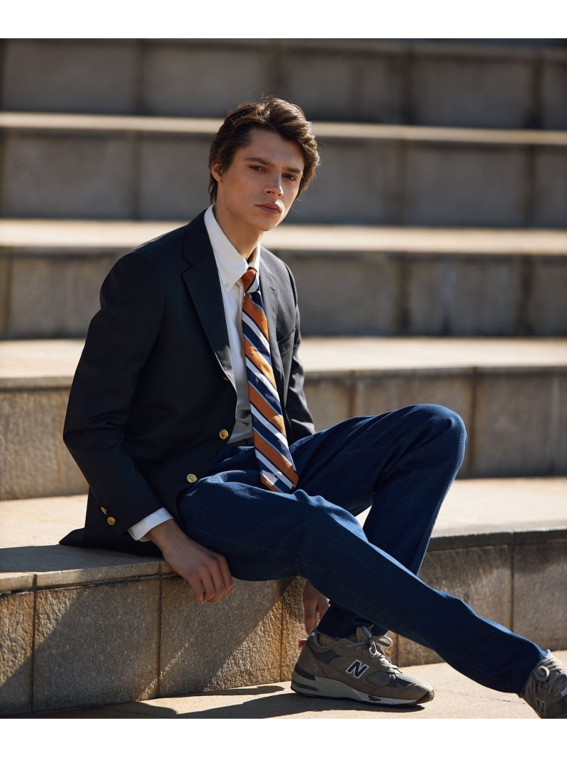 楽天市場】【定番】ペピンメリノトロピカル 紺ブレザー / 背抜き J