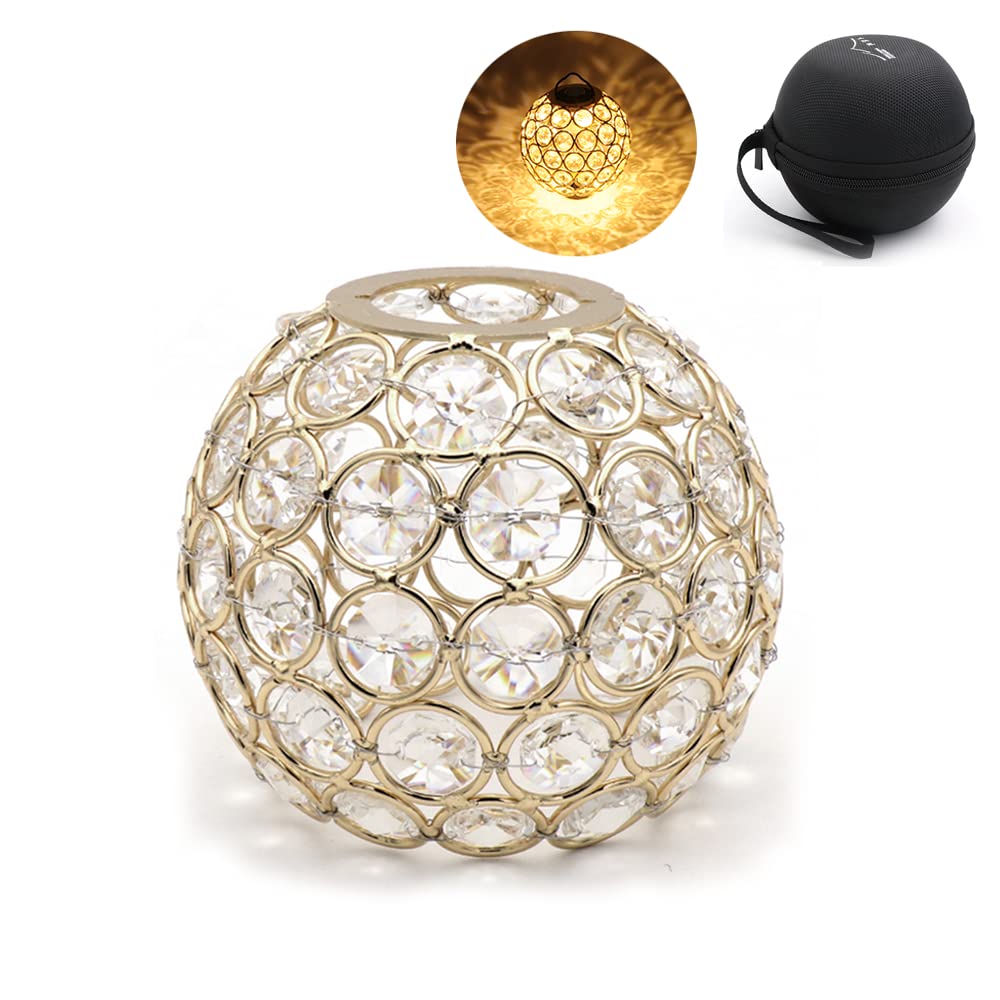 楽天市場】ゴールゼロ シェード クリスタル ランタンシェード