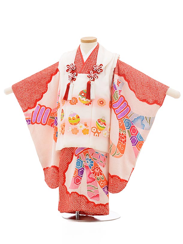 楽天市場】七五三 着物 3歳 レンタル 七五三 3歳 被布 セット 3738