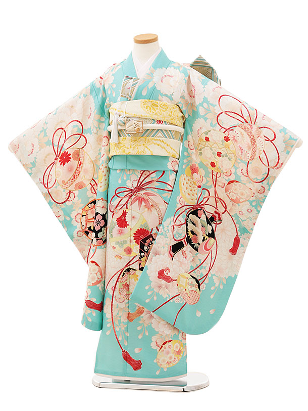 専用です☆正絹 枝垂れ桜の華やかな7歳着物フルセット 正絹 七五三 7歳