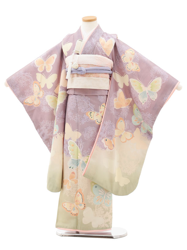 楽天市場】蝶（七五三7歳）（着物セット｜和服）：キッズファッション