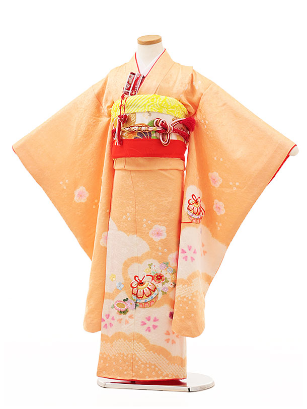 楽天市場】七五三 着物 7歳 フルセット レンタル 女の子Y193【高級正絹