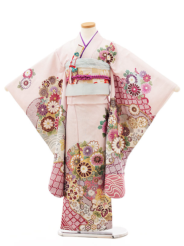 楽天市場】七五三 着物 7歳 フルセット レンタル 女の子Y215【高級正絹