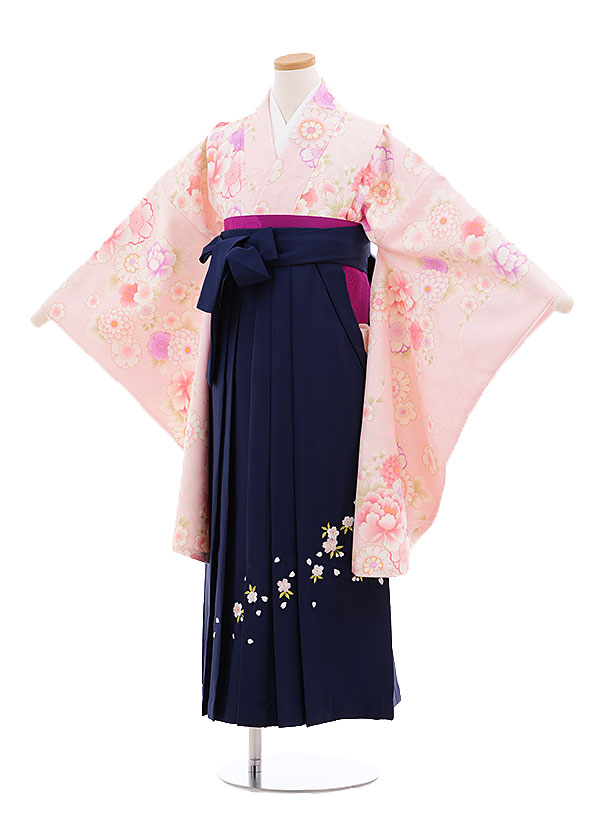 楽天市場】【レンタル】小学生卒業式袴レンタル（女の子）9669ピンク