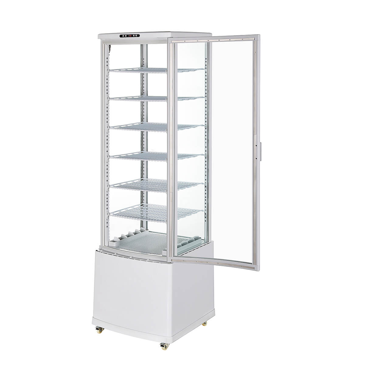 楽天市場】【春分セール！】 280L 白 大型 4面ガラス 冷蔵ショー