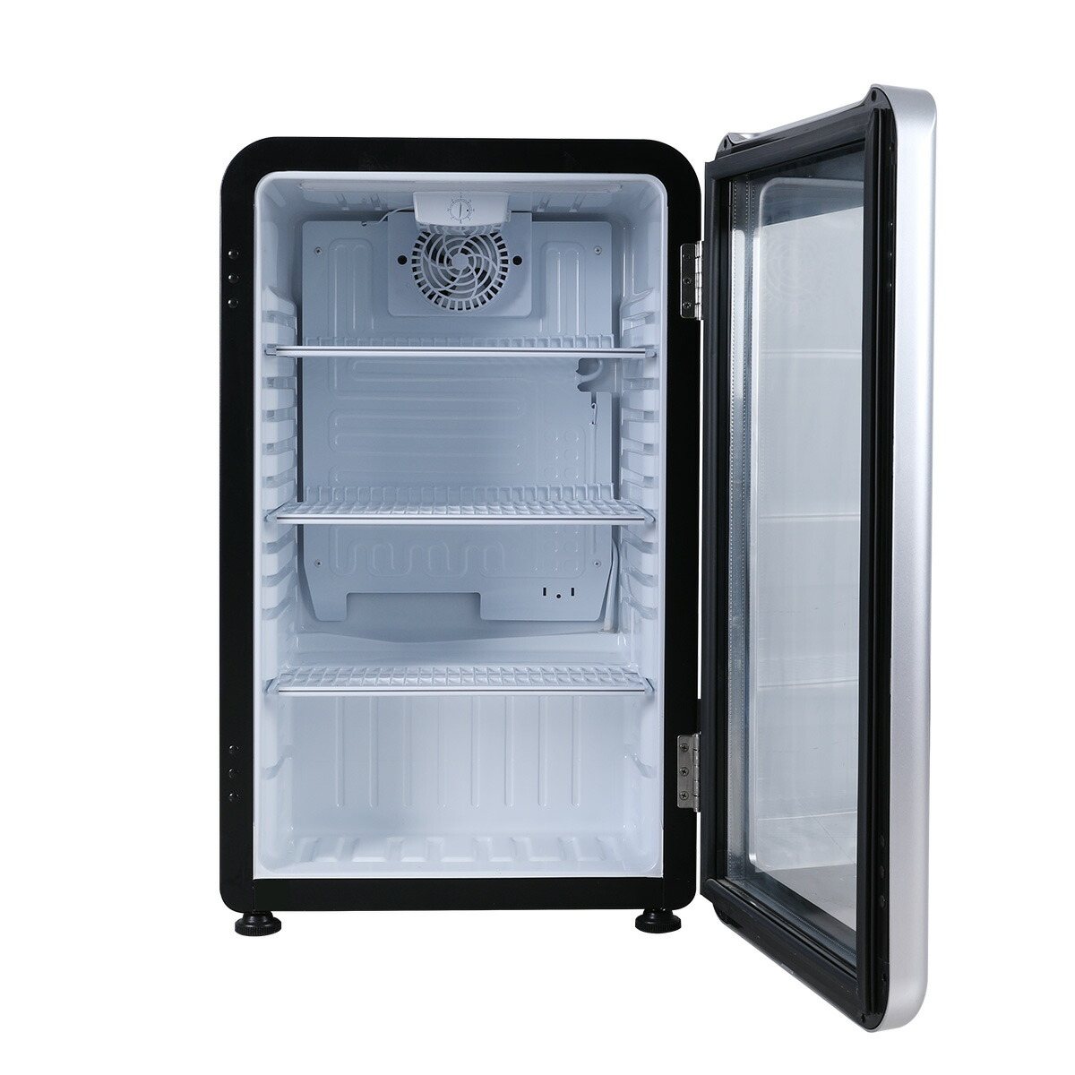 楽天市場】【アウトレット売り尽くし特価！】 95L 黒 レトロ 冷蔵