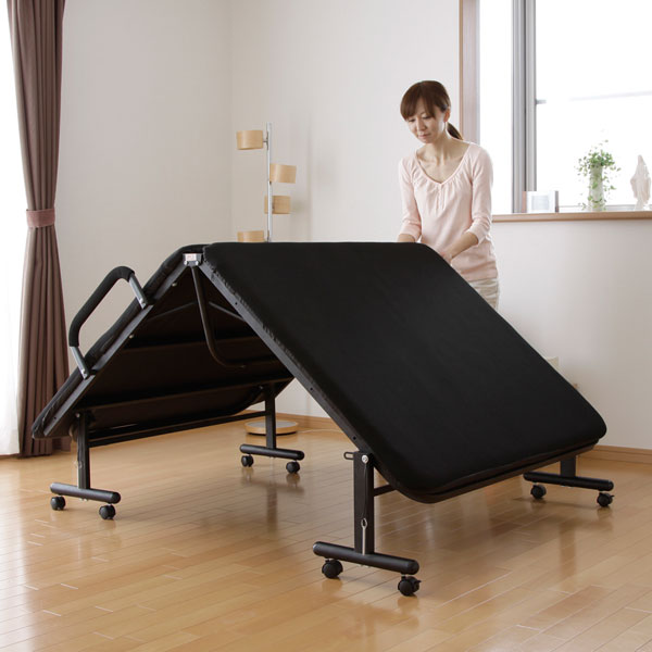 楽天市場】≪10%OFF≫ 折りたたみベッド セミダブル OTB-SD アイリス