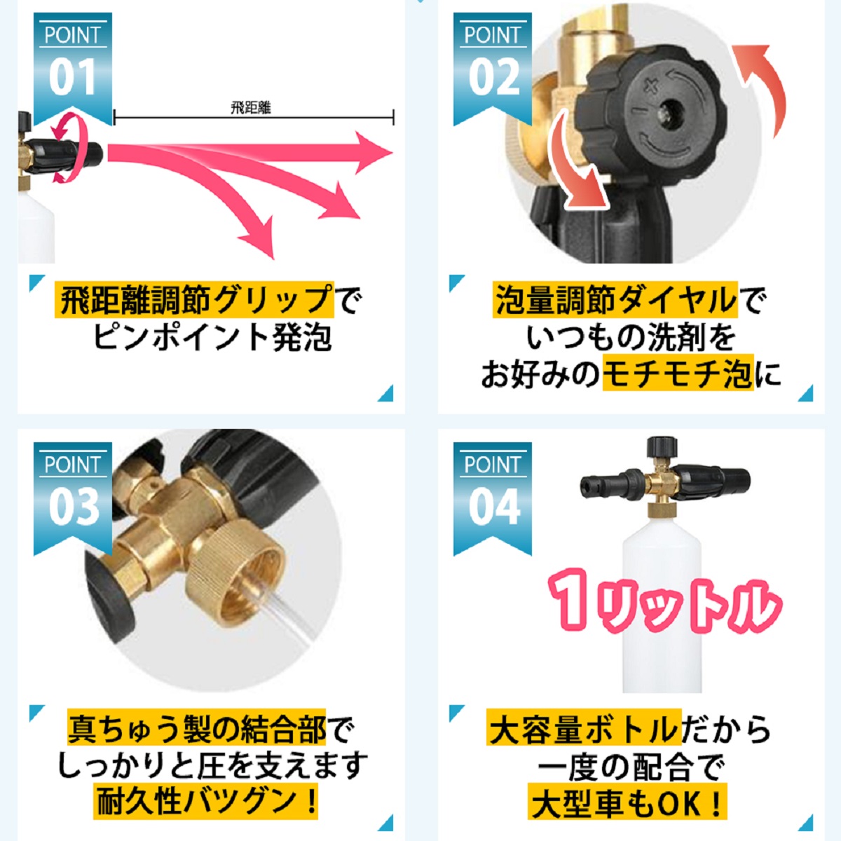 楽天市場】泡洗車 フォームガン ケルヒャ— k2-5 サイレント クラシック