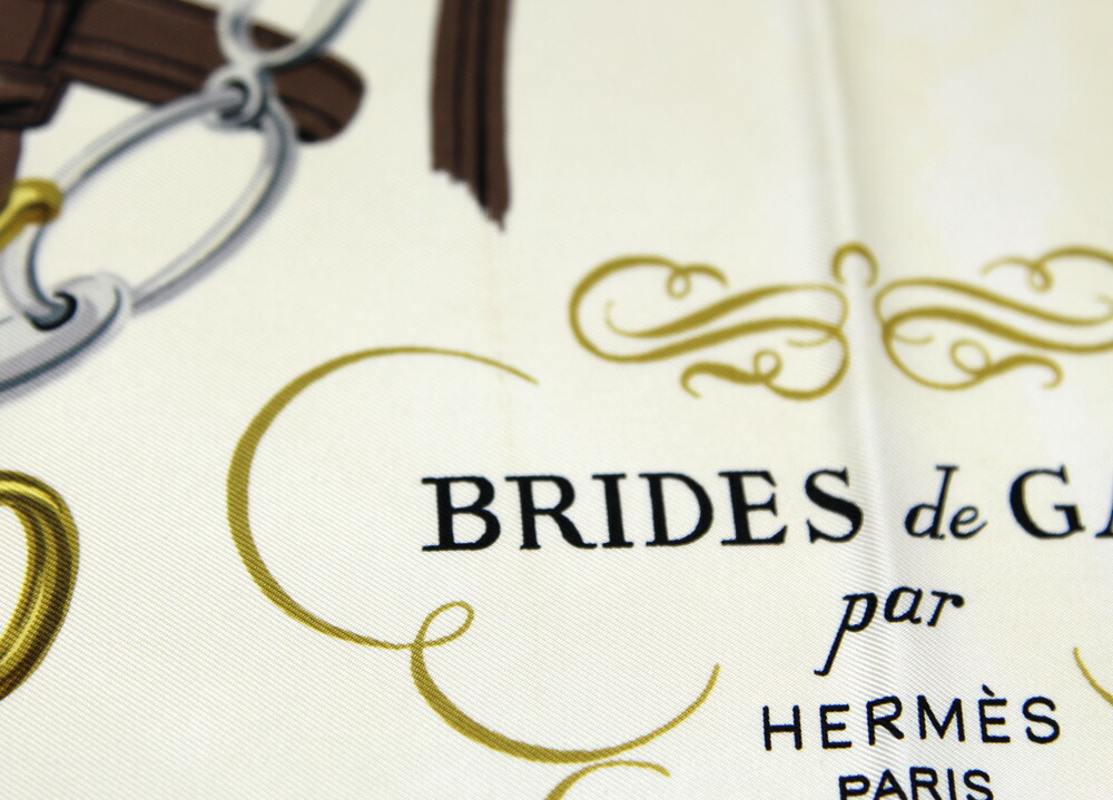 楽天市場】【楠本質店/元住吉】エルメス スカーフ カレ90「BRIDES de