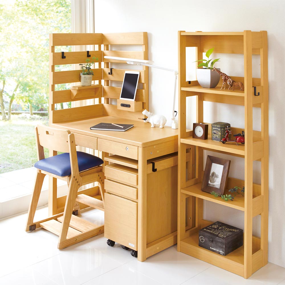 楽天市場】[楽天スーパーSALE] パネル付学習机セット [ デスク+ワゴン