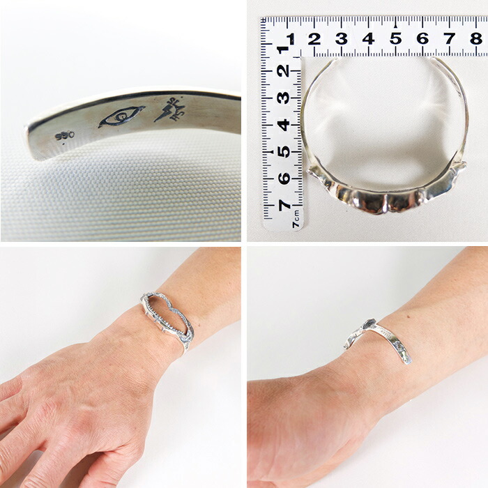 ZERO by ROGUES シルバー925 鮫革バングル ZERO OnlineShop,シルバー