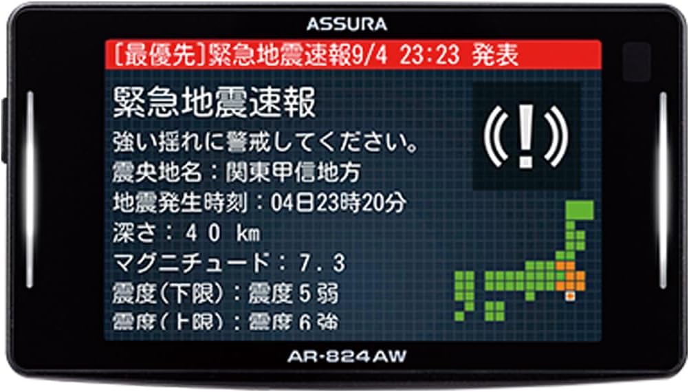 楽天市場】セルスター CELLSTAR AR-824AW レーザー光対応&GPSレーダー