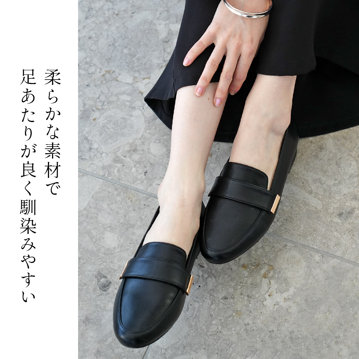 楽天市場】サイズ交換無料☆レインシューズ ローファー レディース