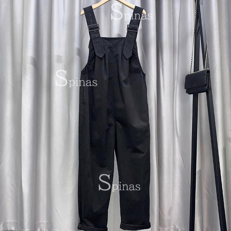 楽天市場】胸タックがお洒落シルエット サロペット オーバーオール