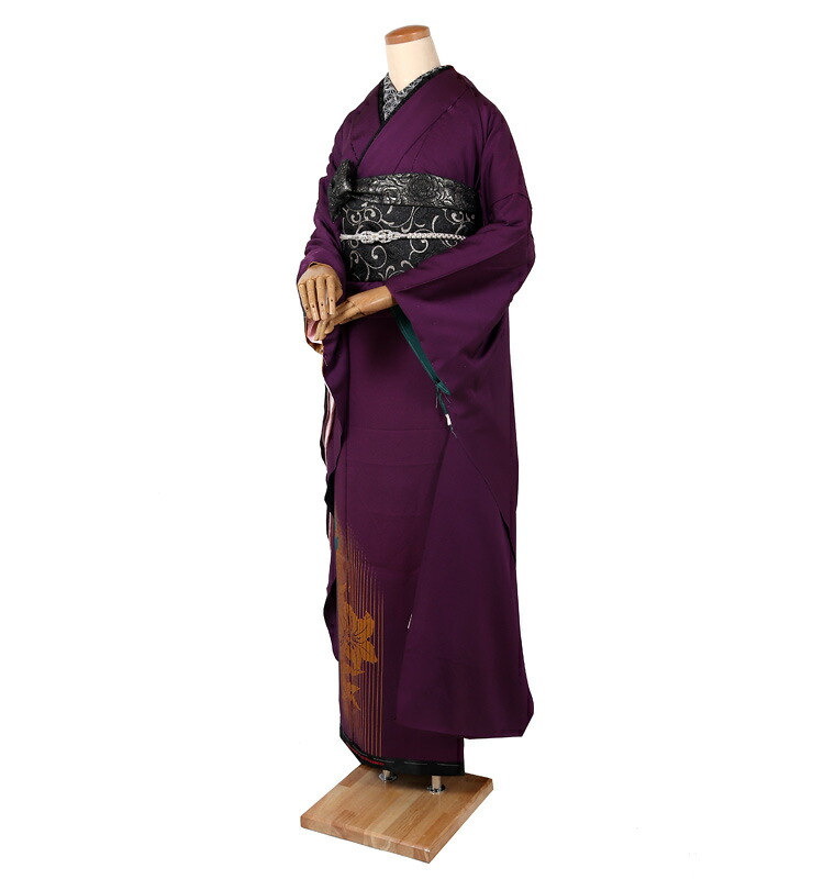 楽天市場】振袖 紫 ブランド Junko.Koshino 仮仕立て 正絹 地色 成人式