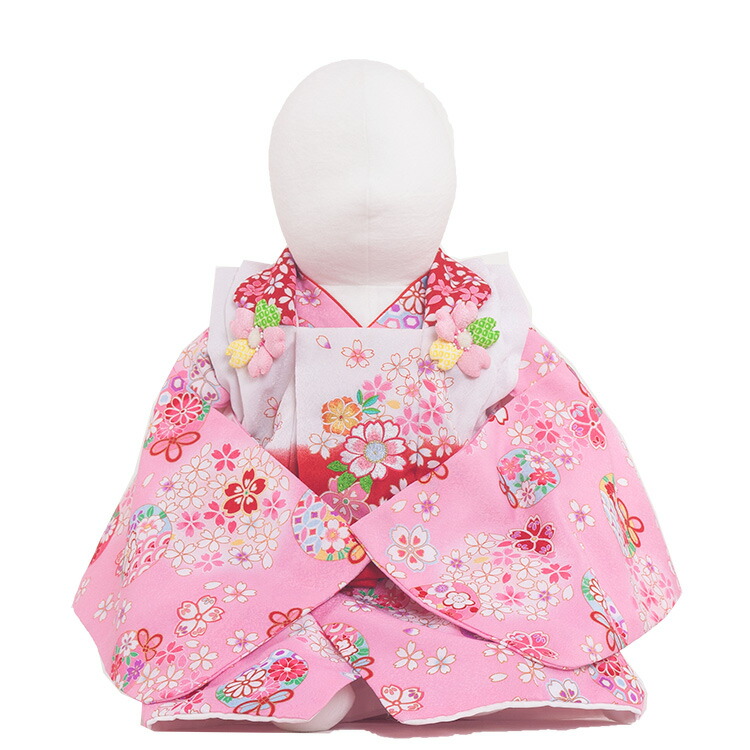 楽天市場】【レンタル】ベビー着物 /ピンクの小花/華 二部式着物321-3