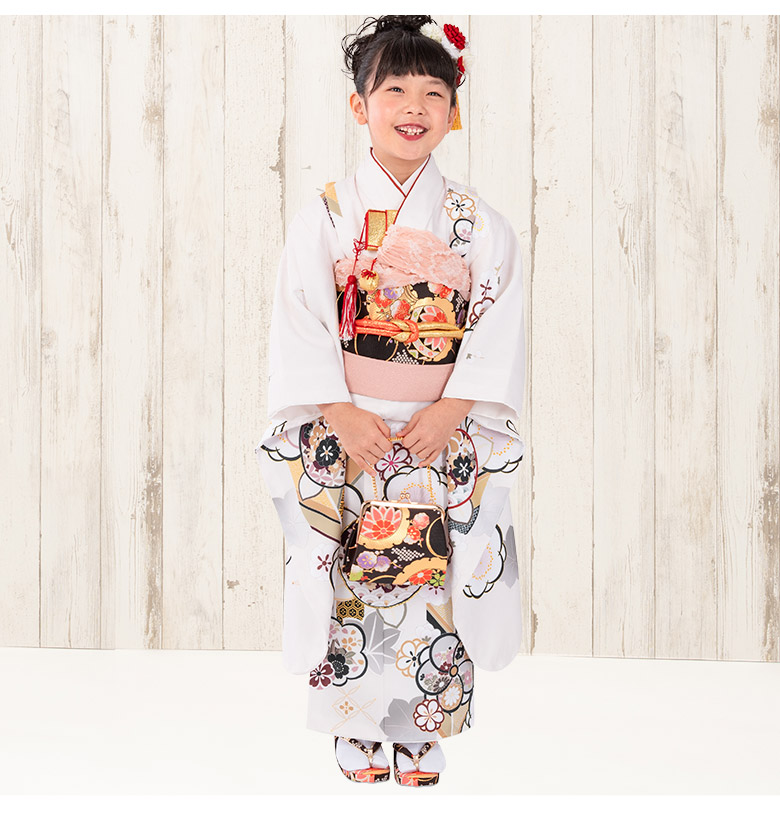 楽天市場】七五三 女の子 7歳 7才 着物 フルセット モダン 絵羽柄 古典