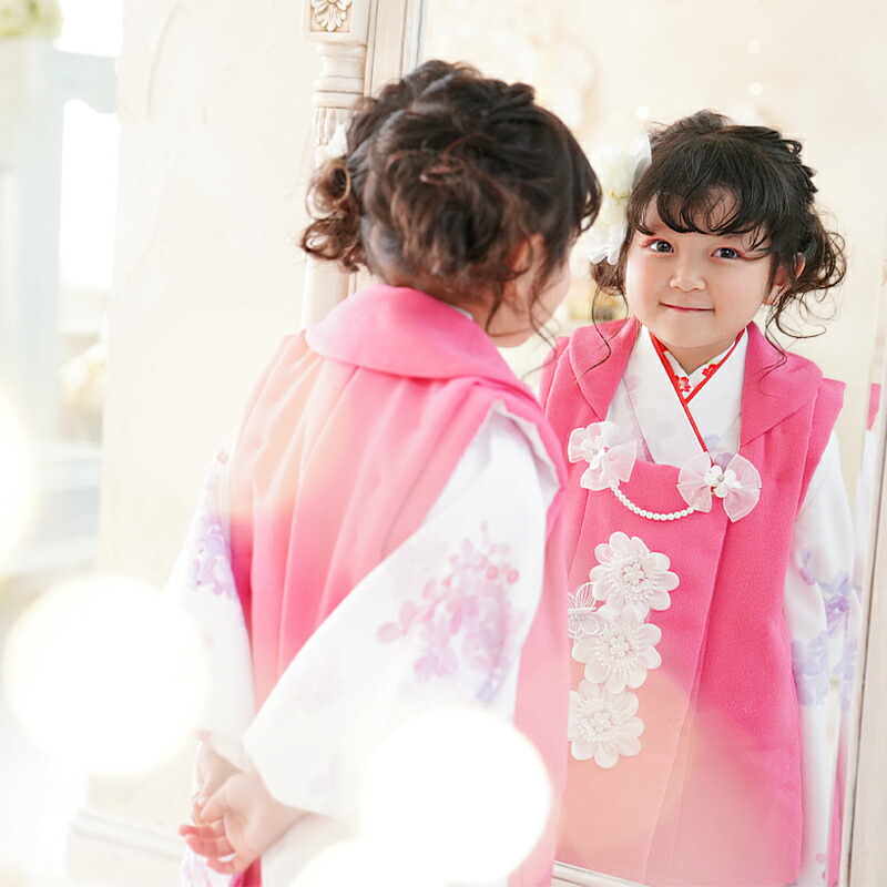 楽天市場】七五三 着物 3歳 販売 三歳 女の子 被布セット 着物セット