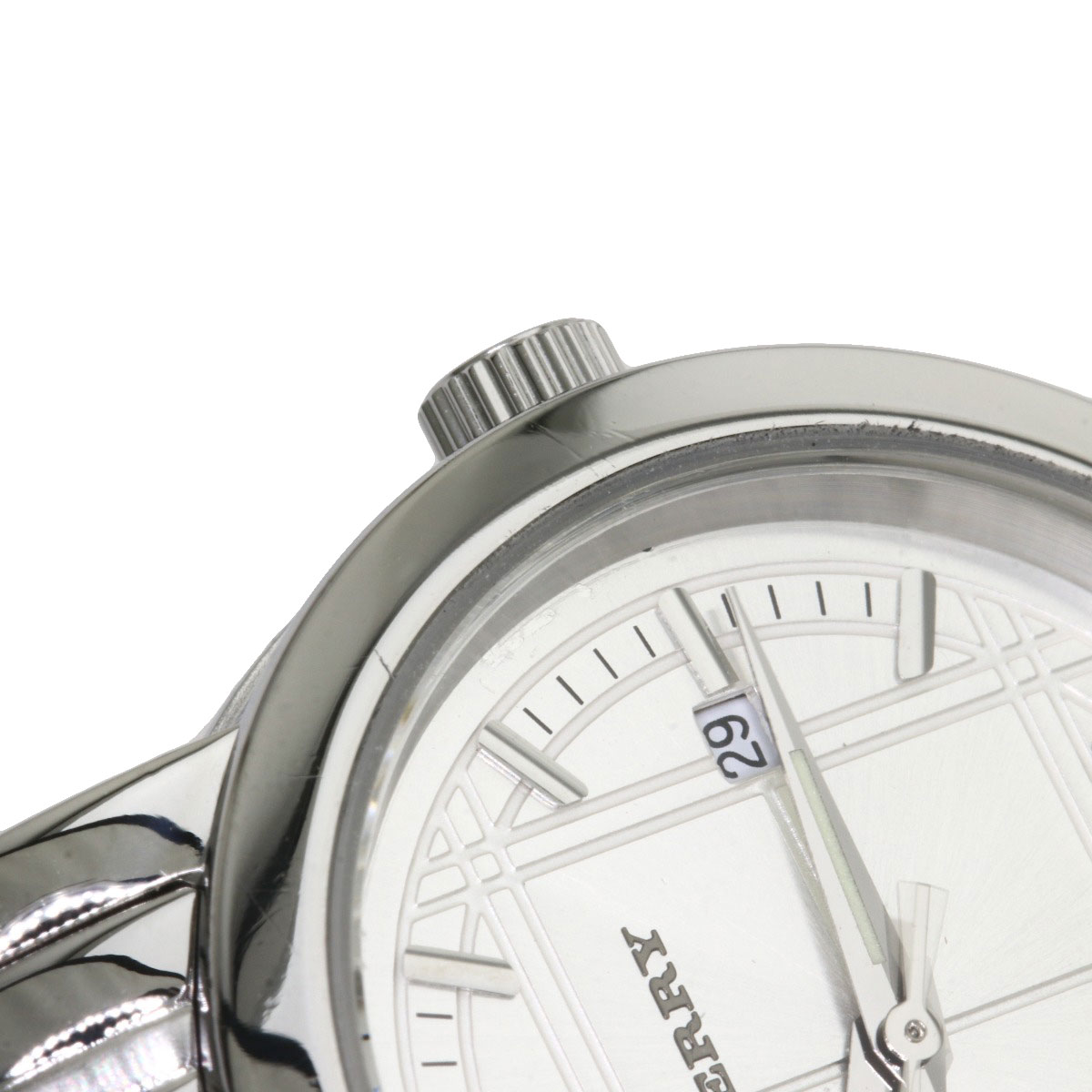 楽天市場】バーバリー BU1351 ヘリテージ チェック 腕時計 ステンレス