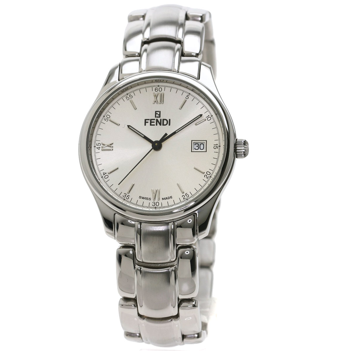 楽天市場】フェンディ 210G ラウンドフェイス 腕時計 ステンレス