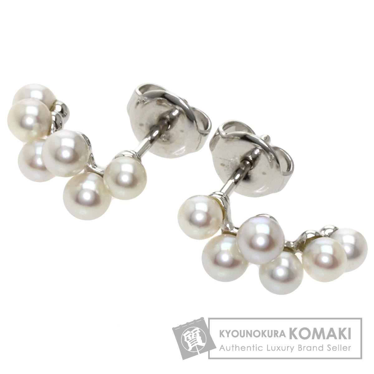 楽天市場】ミキモト ベビーパール 真珠 ピアス K18ホワイトゴールド